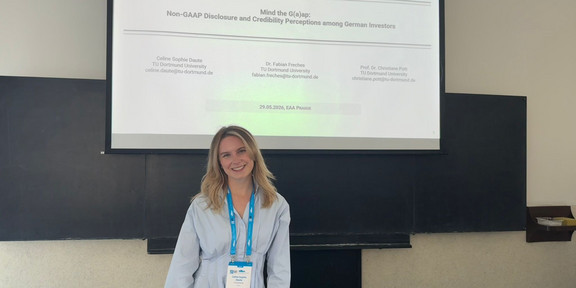 Celine Daute auf der EAA in Prag