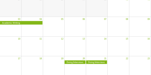 Symbol Calendar